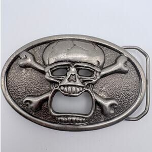 Kalan Skull & Crossbone Belt Buckle/Bottle Opener